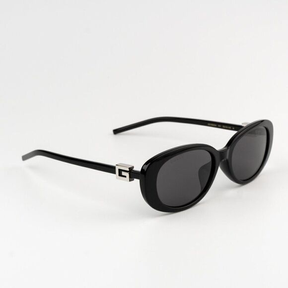 NEW Gucci GG1684SA 001 Black Grey Unisex Oval Sunglasses GG 1684SA main image 12